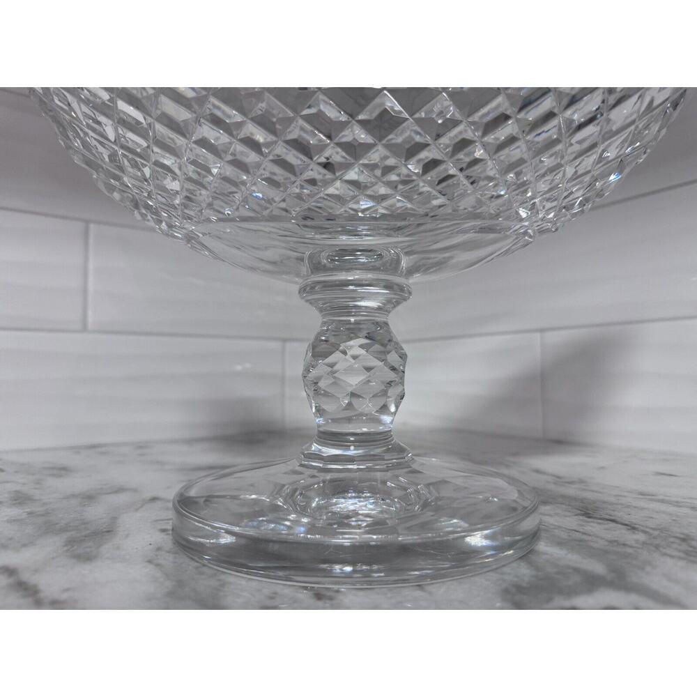 Waterford Prestige Collection Crystal Compote Centerpiece Boat Bowl 13” - Picture 5 of 13